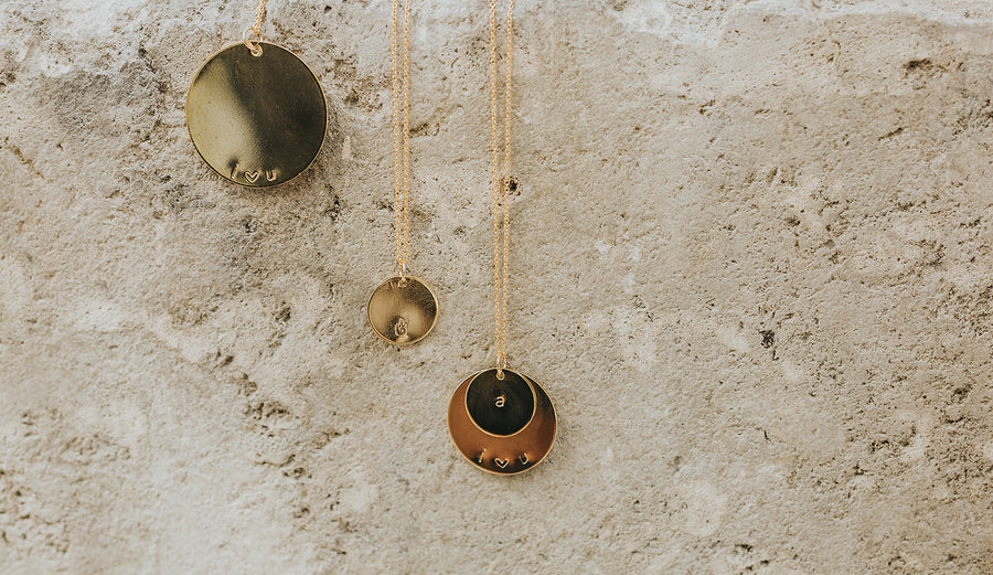 Two Disc Charms with Personalization